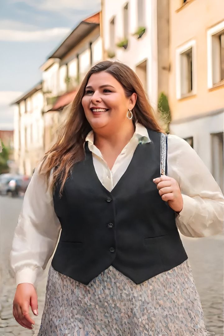 Solid Women Waistcoat-image-25