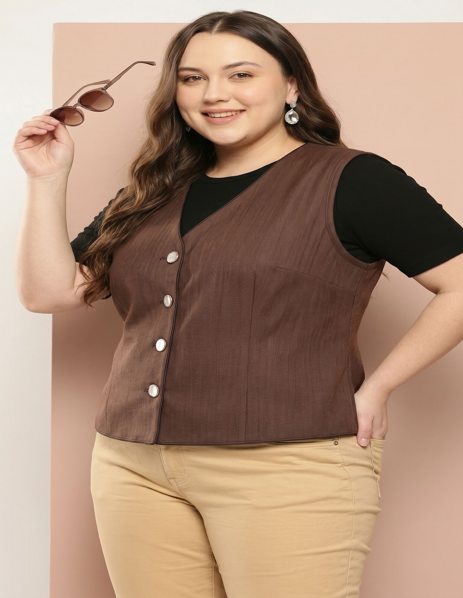 theclassictogs Solid Women Waistcoat-picture-17