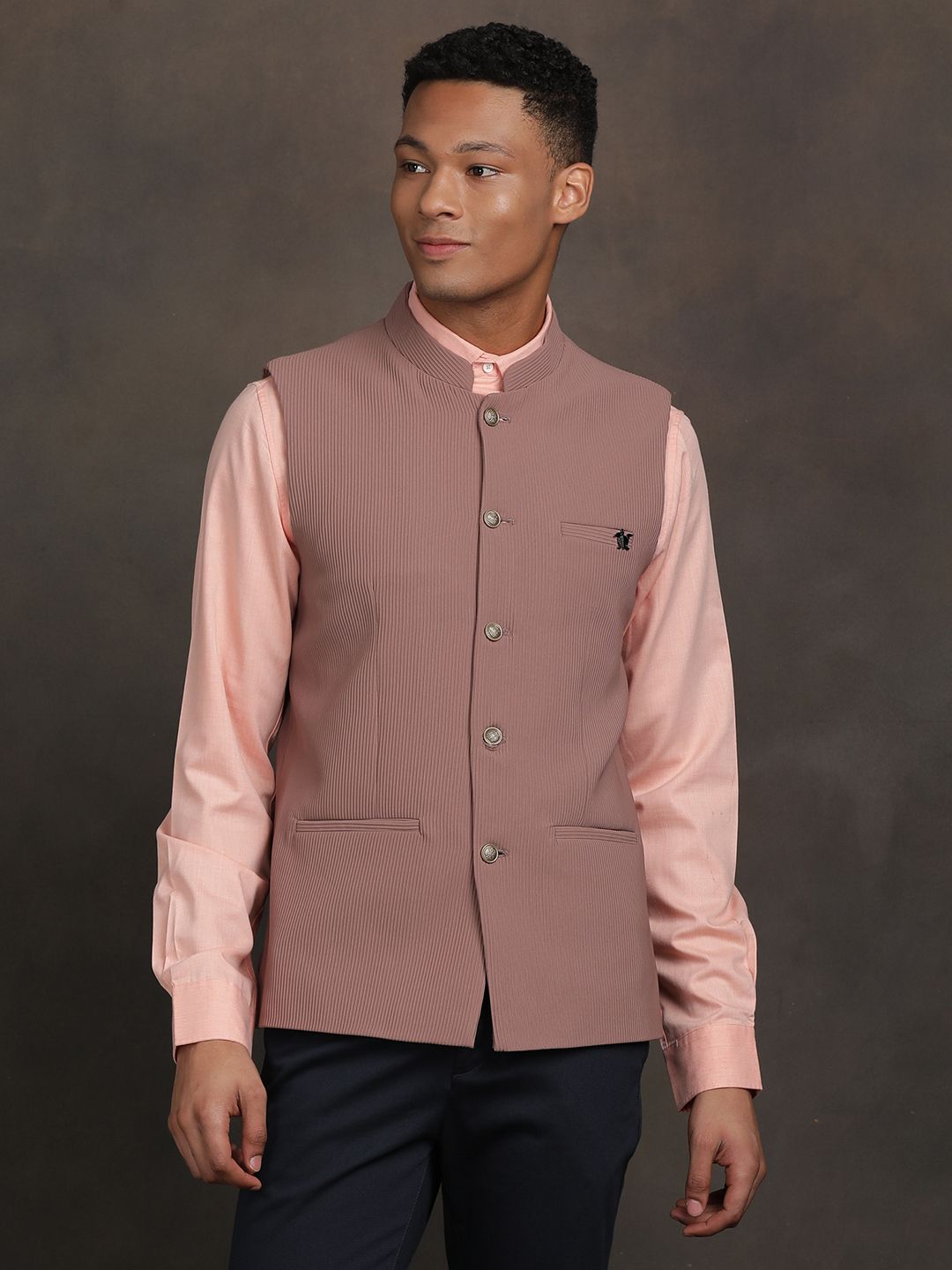 turtle Self Design Men Waistcoat-picture-12