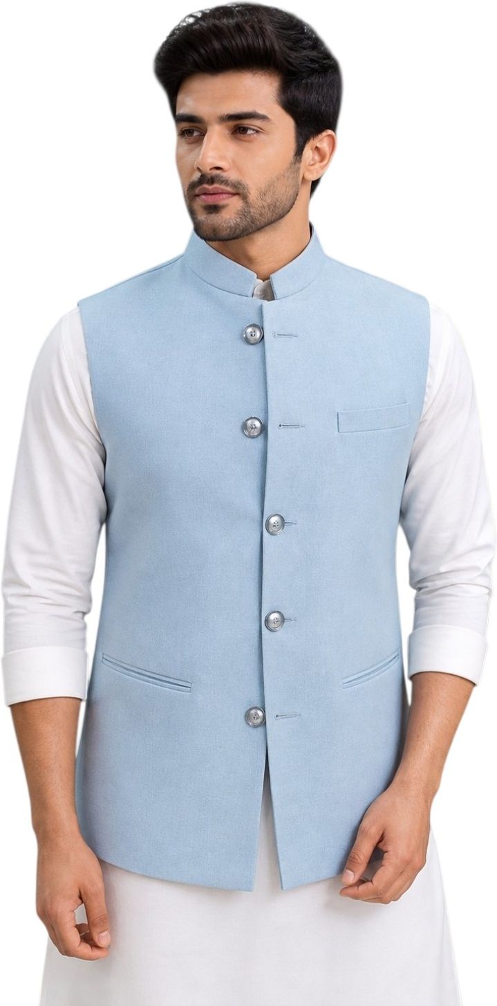 glonex Solid Men Waistcoat-picture-19