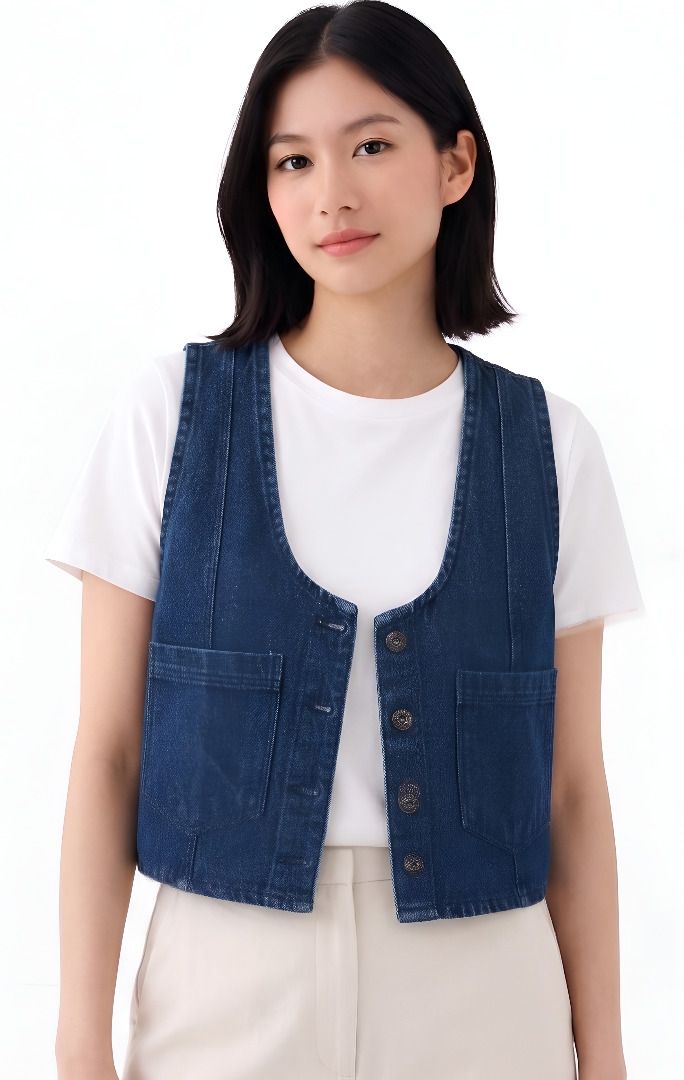 cadmon Solid Women Waistcoat-picture-13