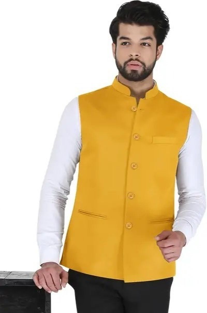 kks Solid Men Waistcoat-picture-23