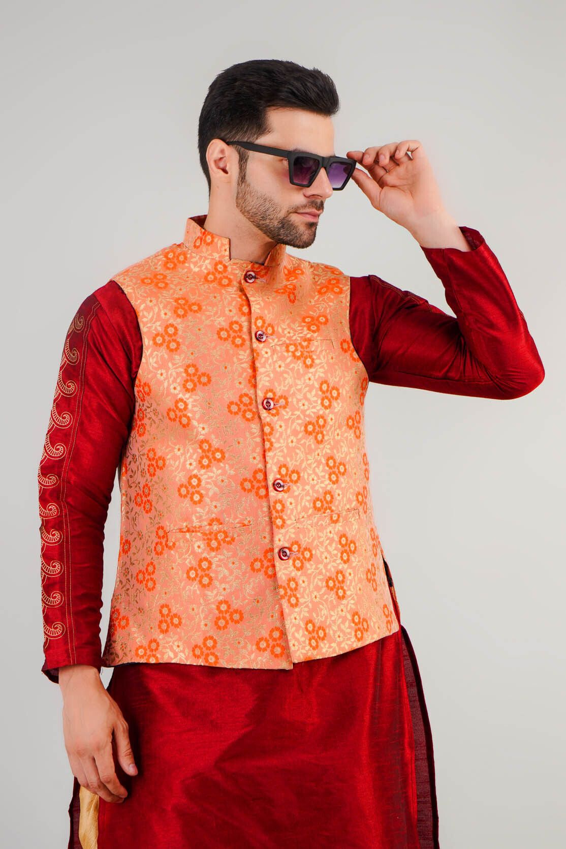 shriyam Printed Men Waistcoat-picture-21
