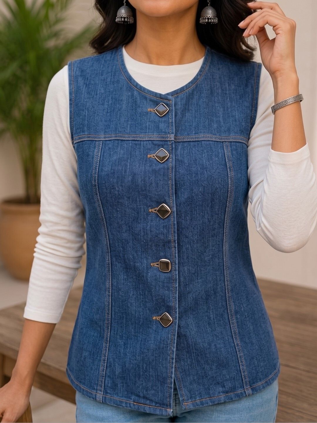 perfect productions Solid Women Waistcoat-picture-36