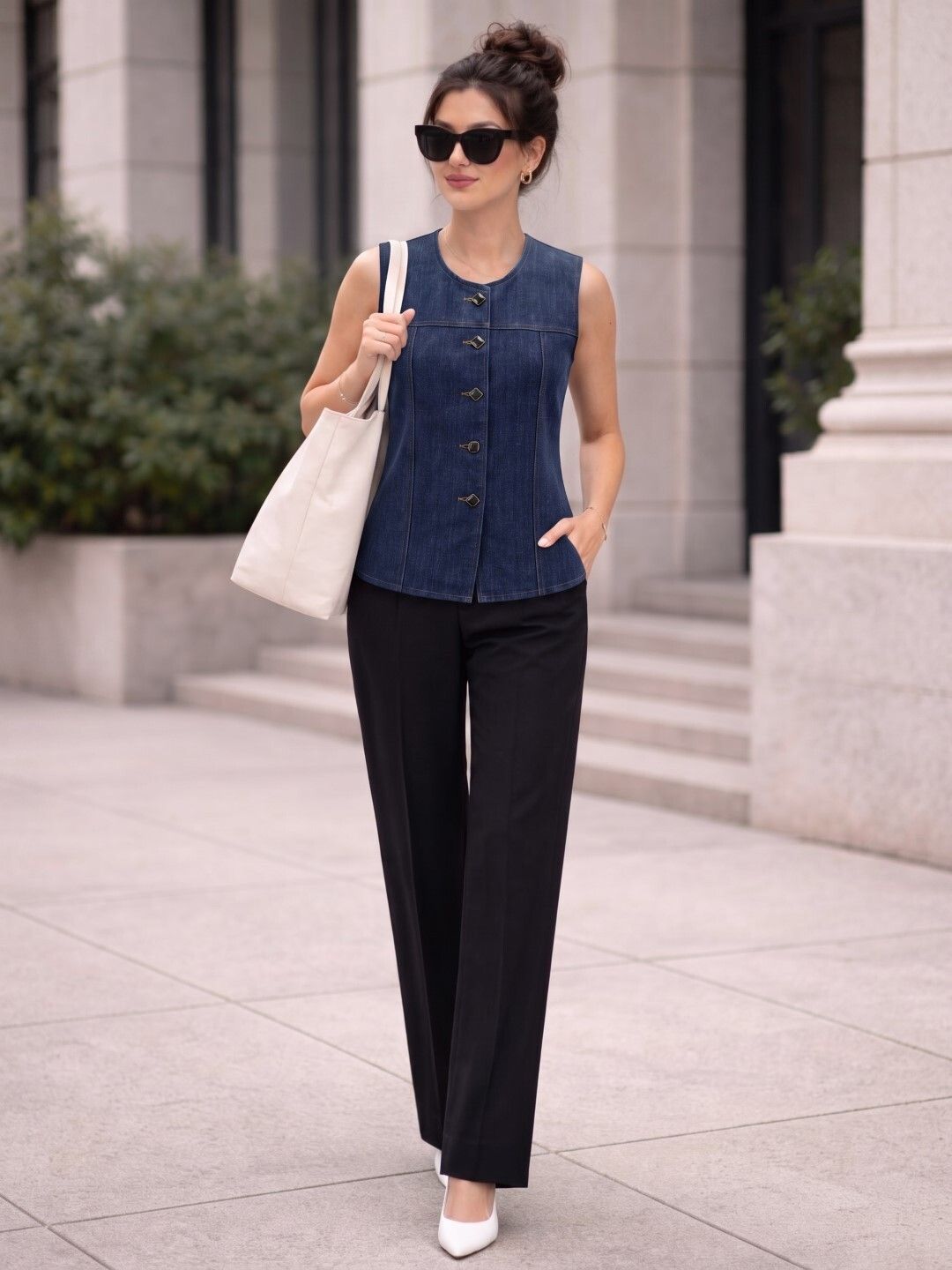 aakarshak Solid Women Waistcoat-picture-21