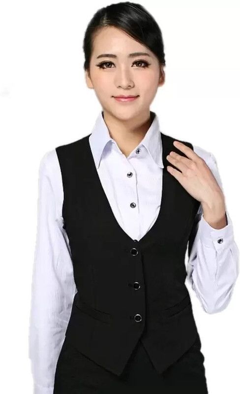 Self Design Women Waistcoat