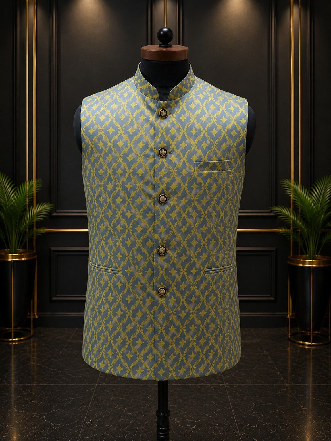 sy primium wear Printed Men Waistcoat-picture-41