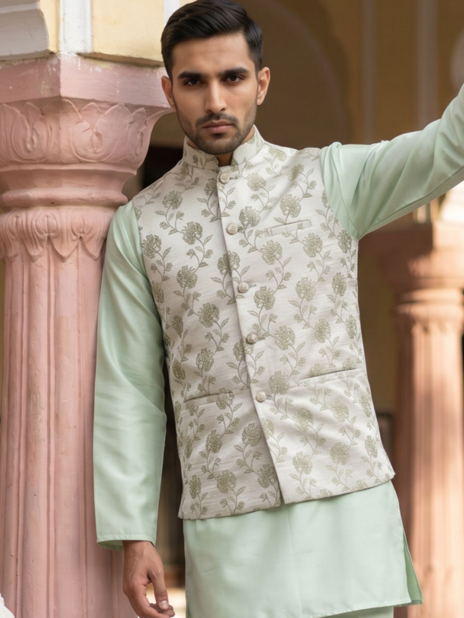 jompers Woven Men Waistcoat-picture-14