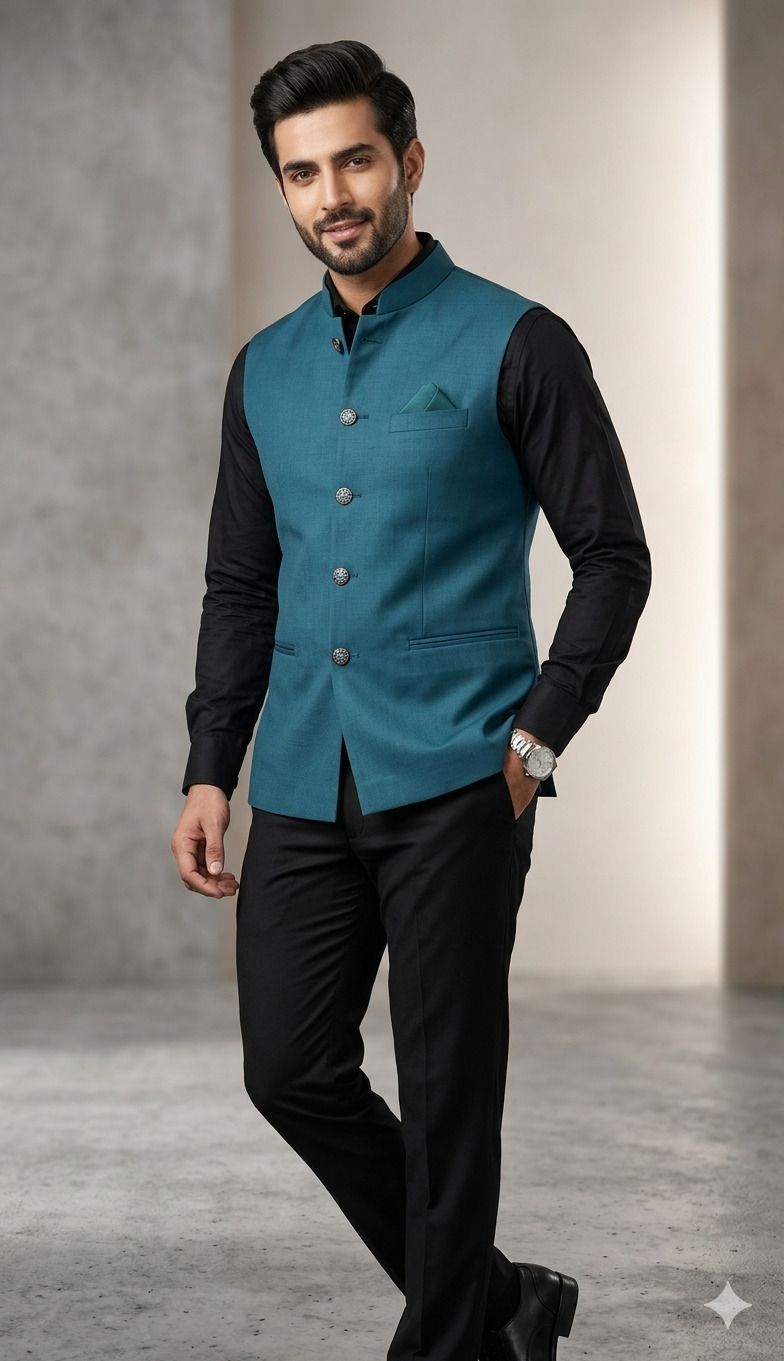 asthetic Solid Men Waistcoat-picture-33