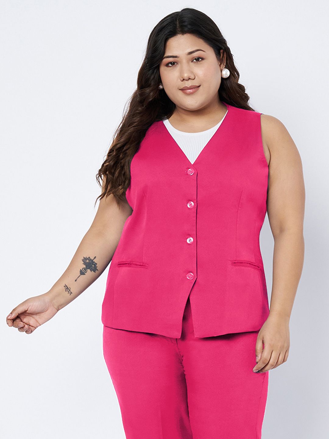 brinns Solid Women Waistcoat-picture-33