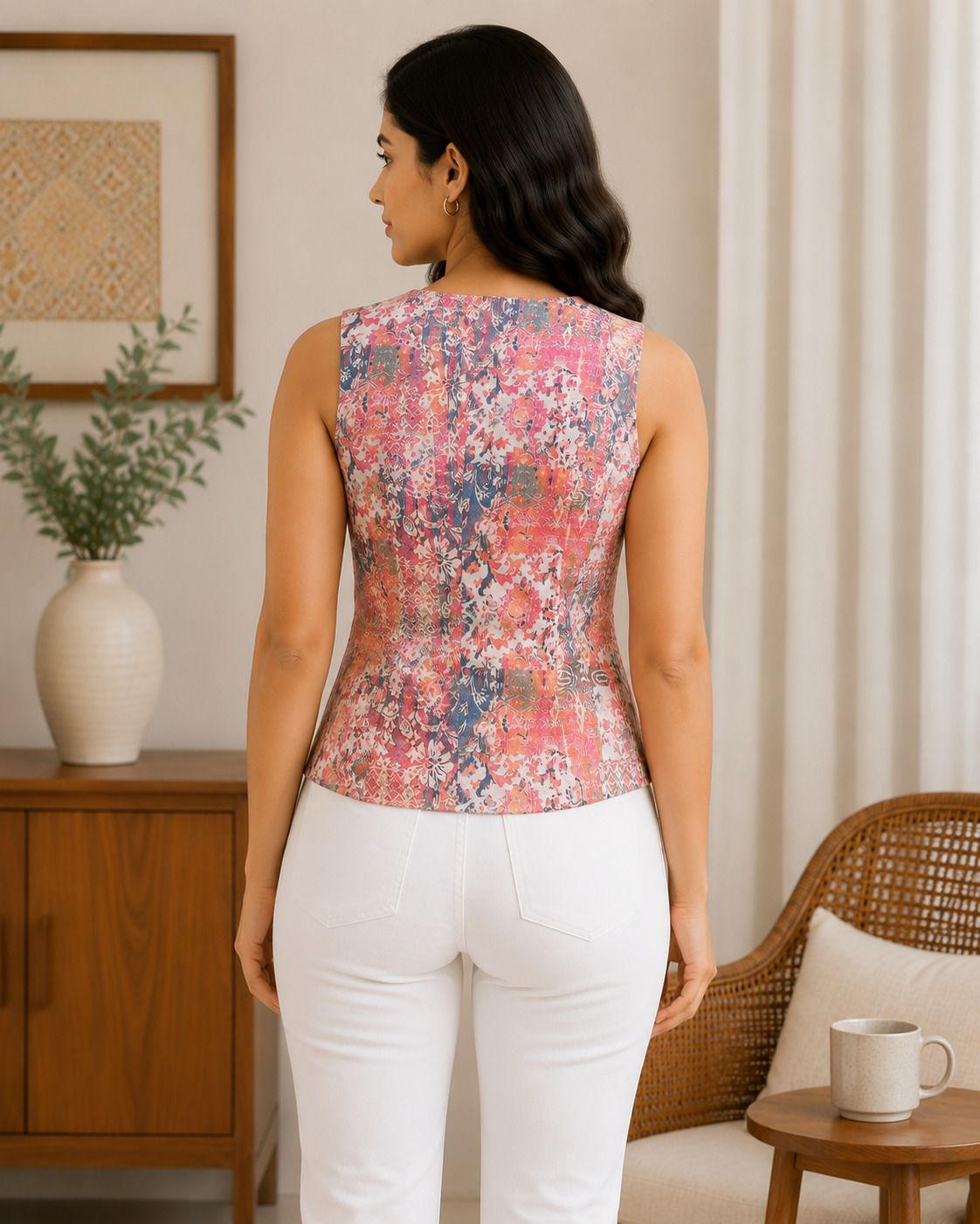 rajasi Printed Women Waistcoat-picture-31