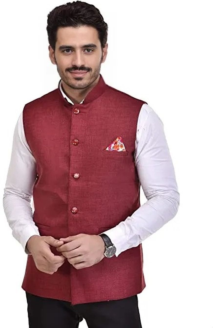 eliq Solid Men Waistcoat-picture-34