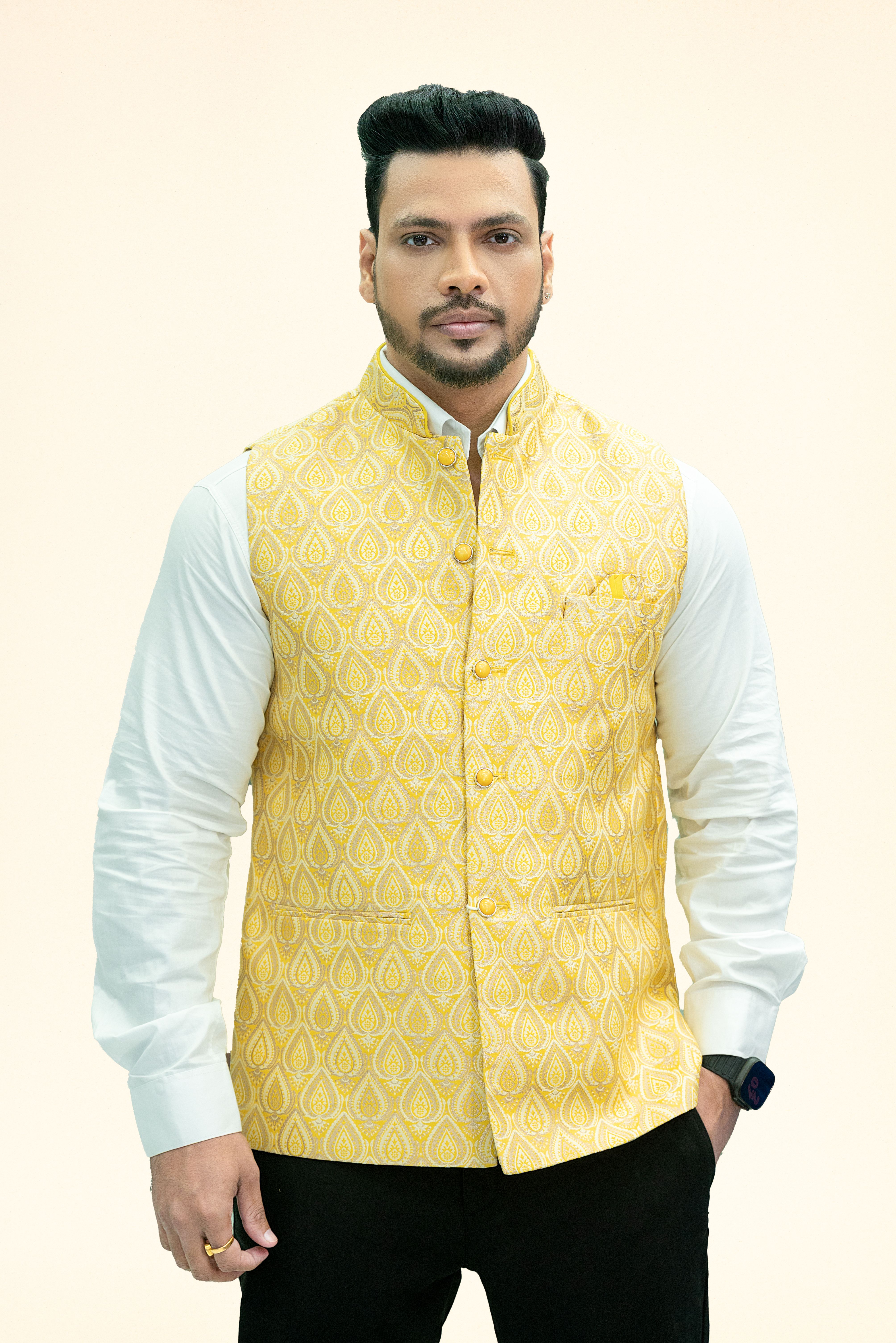 skylark Paisley Men Waistcoat-picture-13