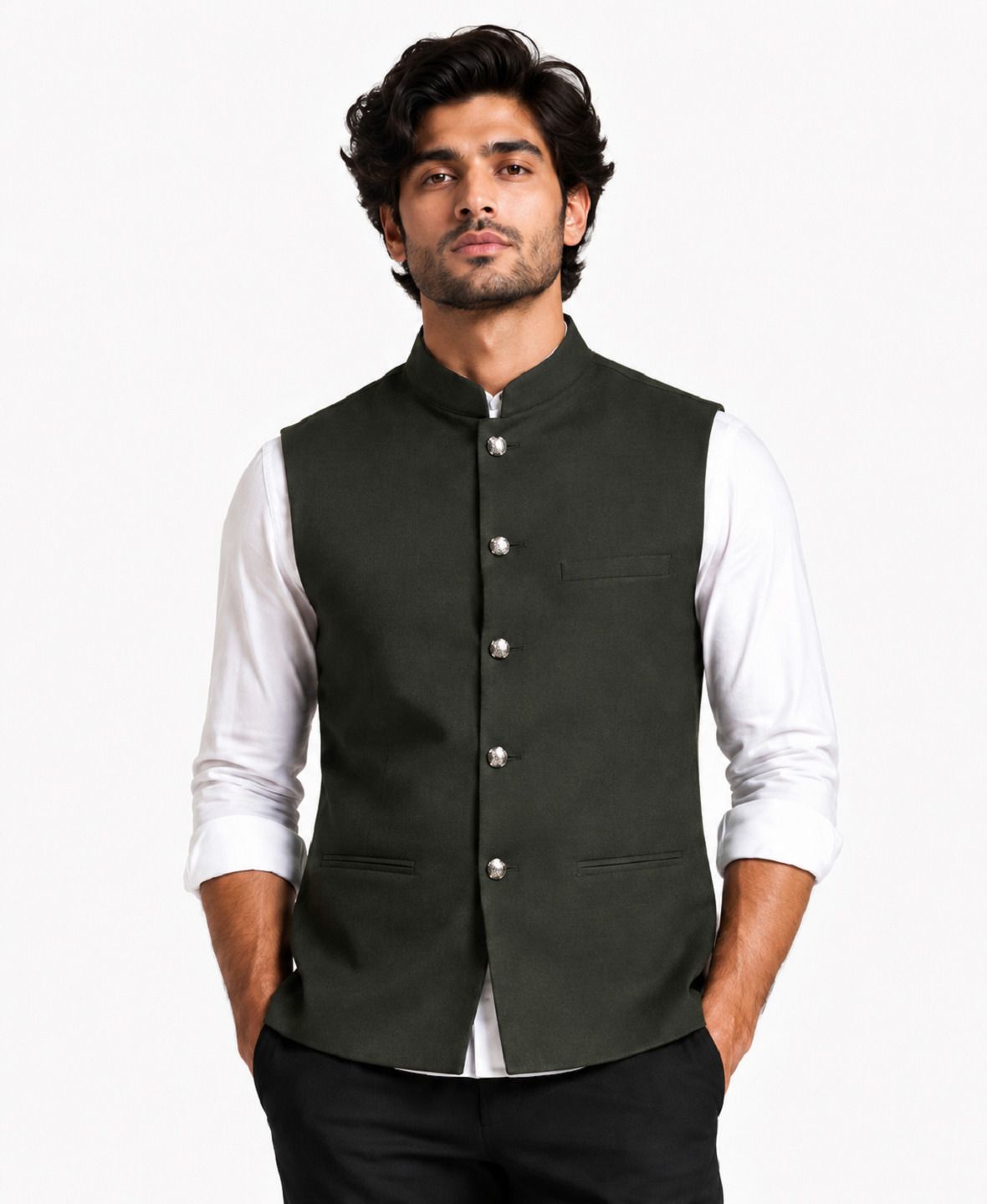 fashion senoraa Solid Men Waistcoat-picture-41