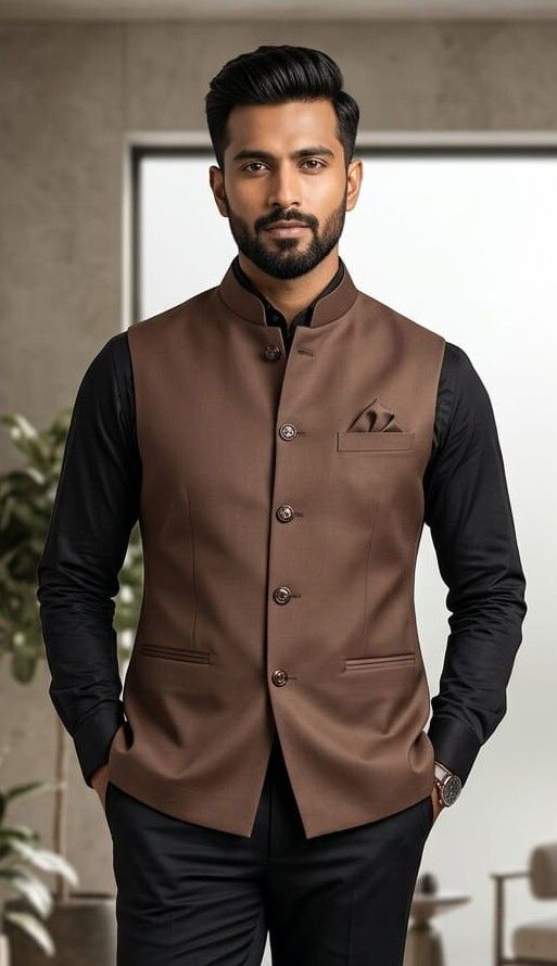 asthetic Solid Men Waistcoat-picture-20