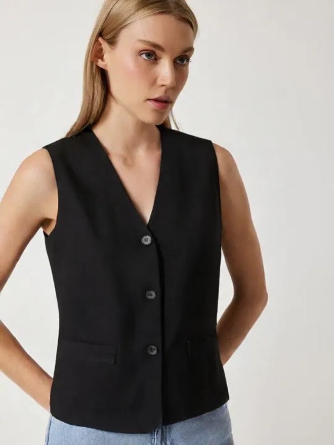 nigam enterprises Solid Women Waistcoat-picture-24