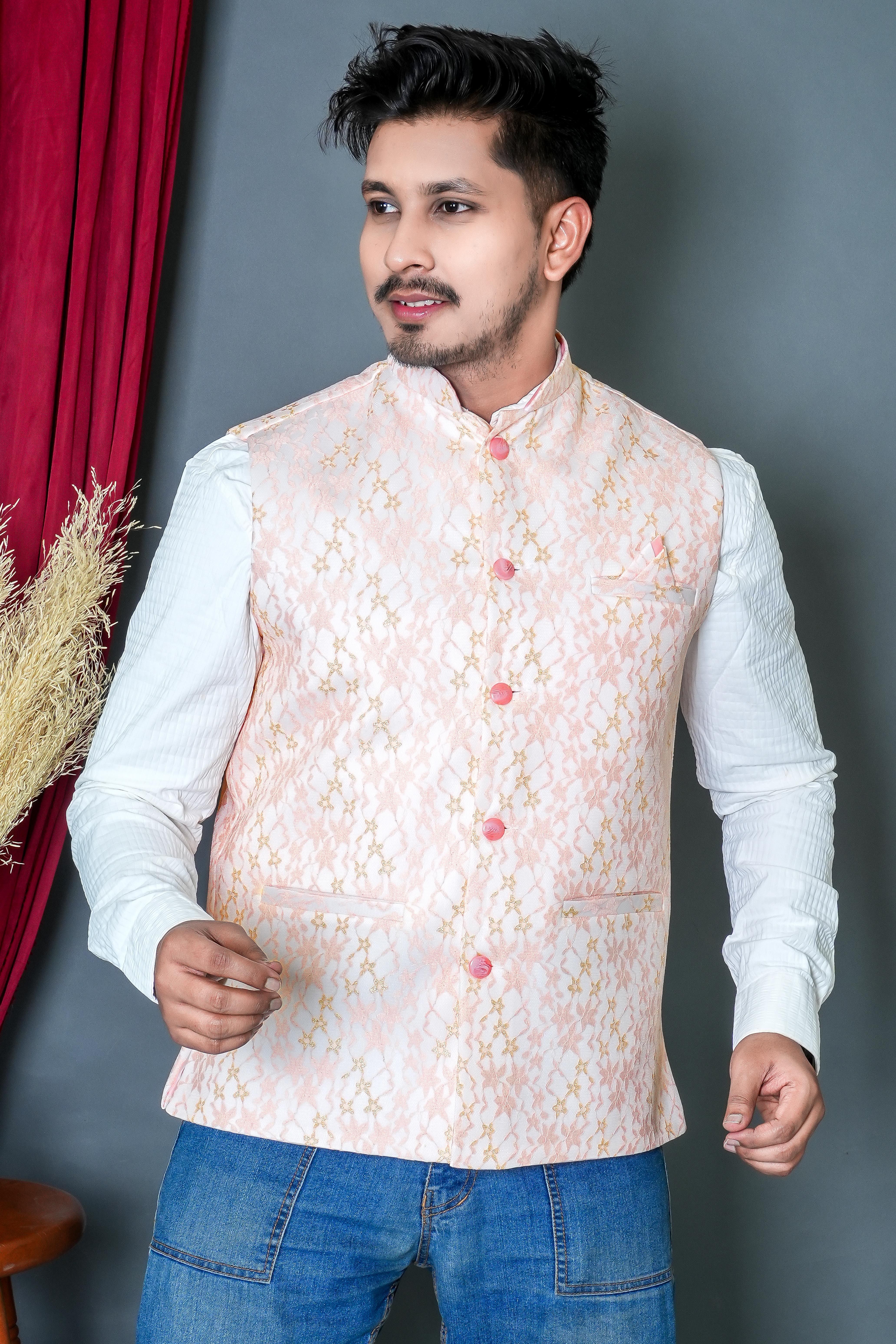 Applique Men Waistcoat-image-29
