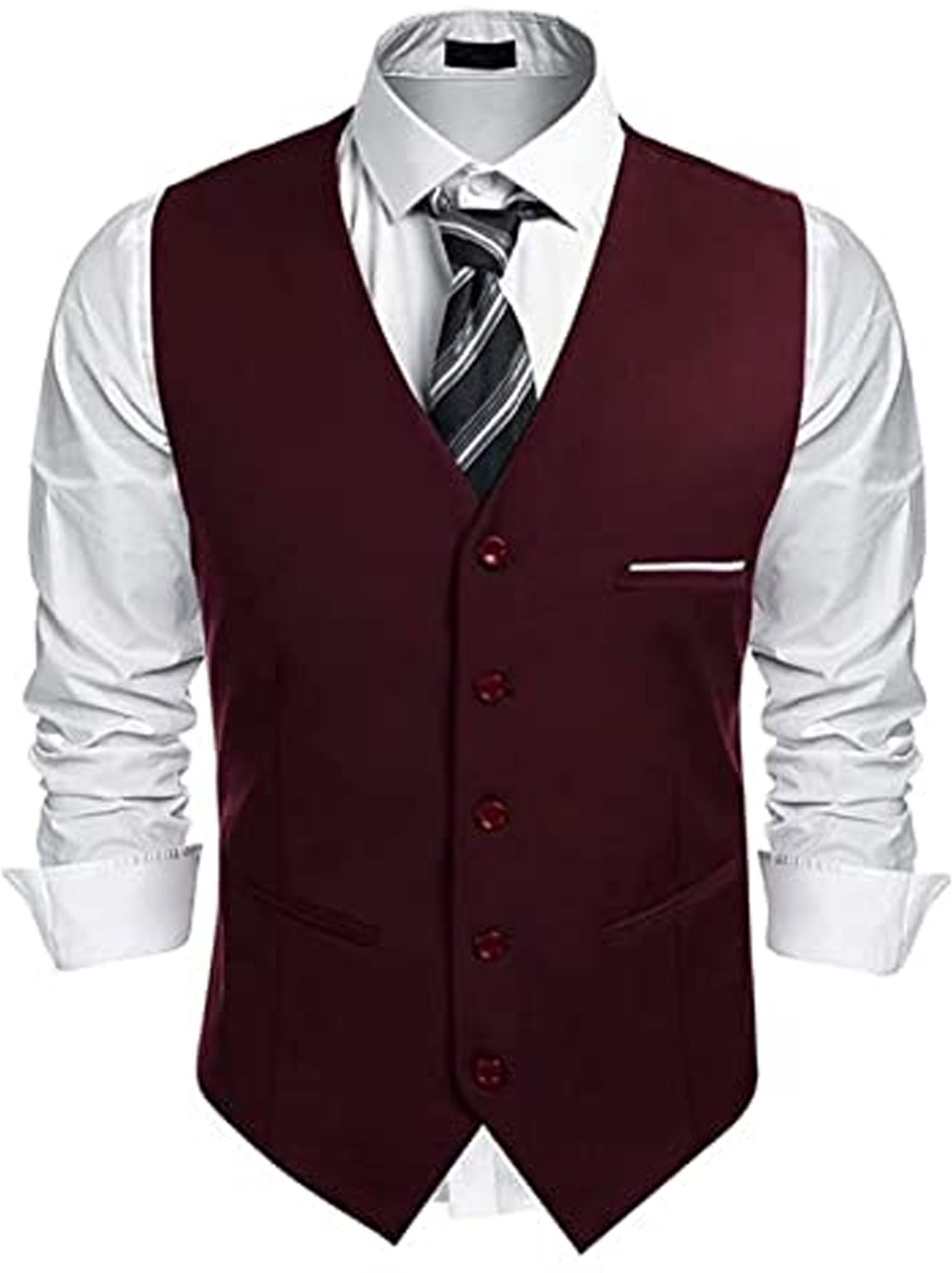 ckfashion Solid Men Waistcoat-picture-12