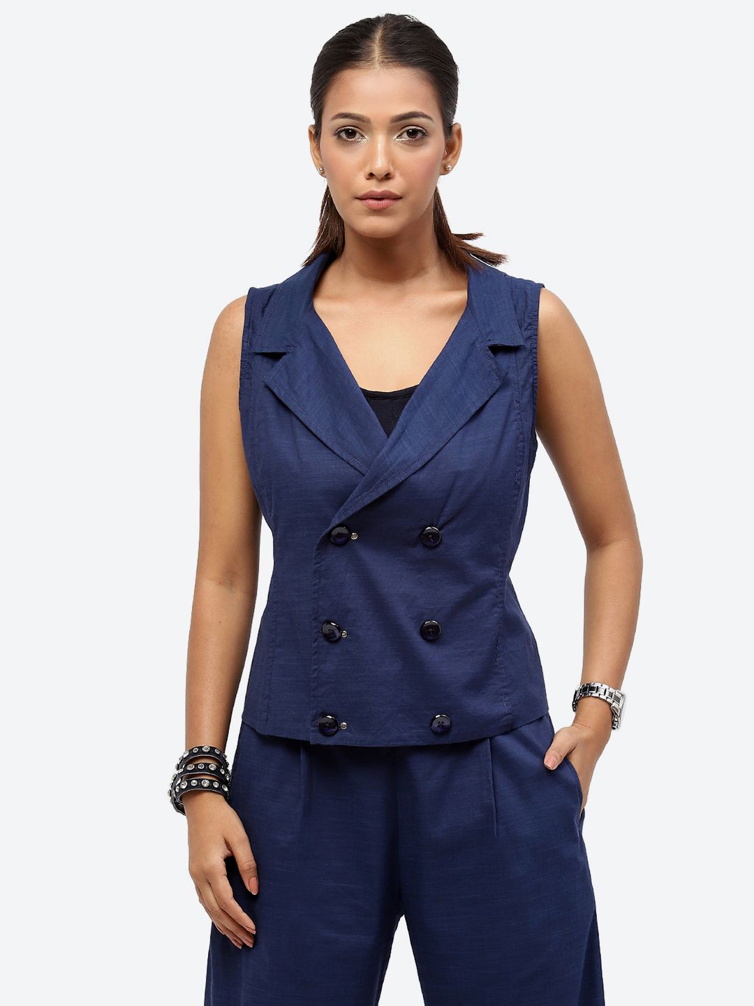 baawri Solid Women Waistcoat-picture-35