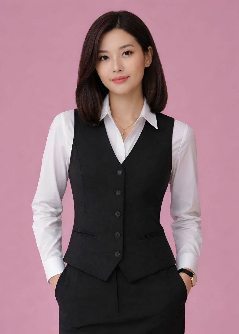 cadmon Solid Women Waistcoat-picture-19