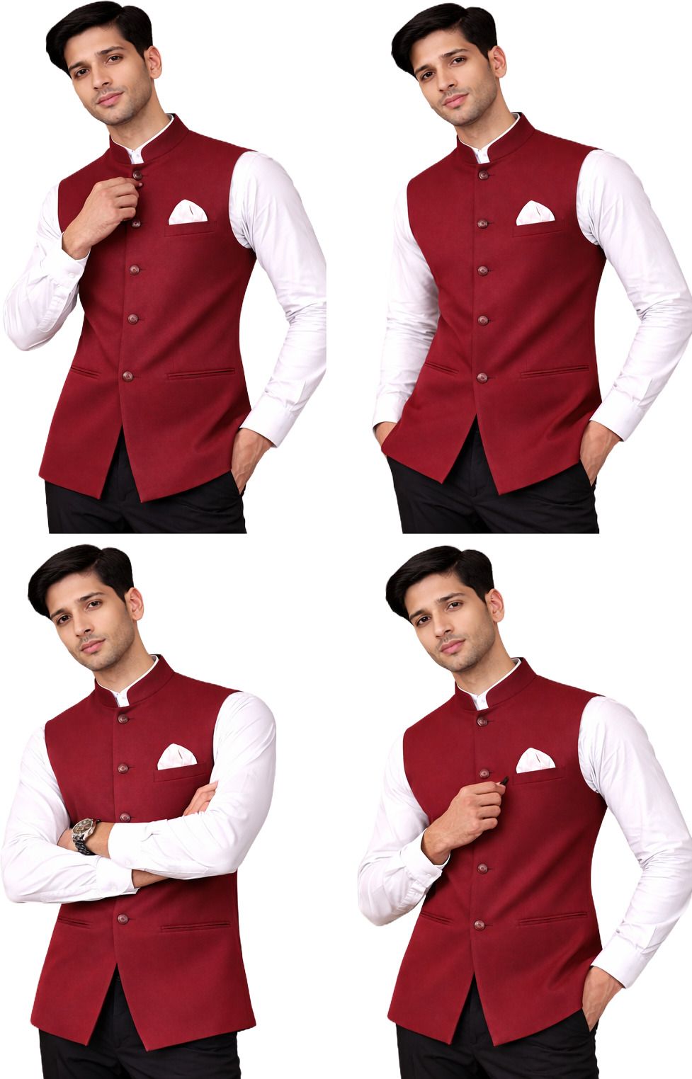 risani Solid Men Waistcoat-picture-30
