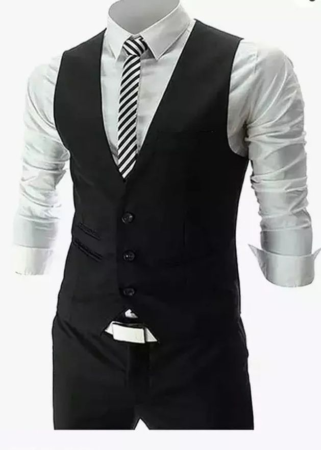 Solid Men Waistcoat