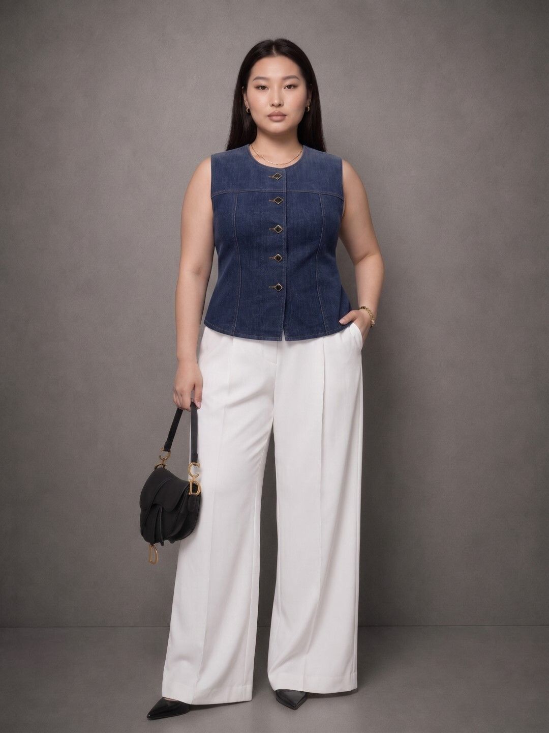 just shop Solid Women Waistcoat-picture-12