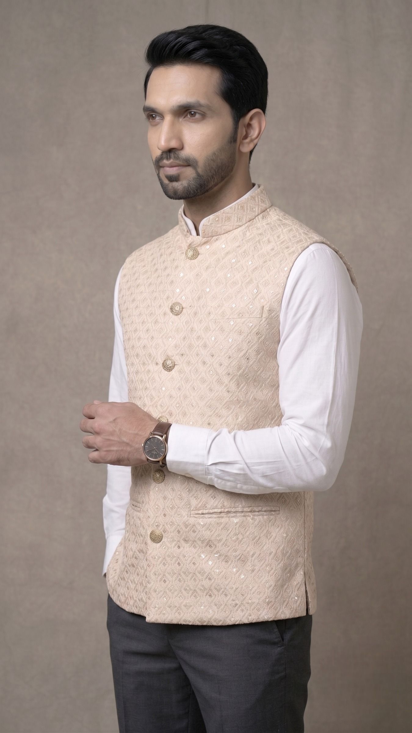 chirasvi Embroidered Men Waistcoat-picture-30