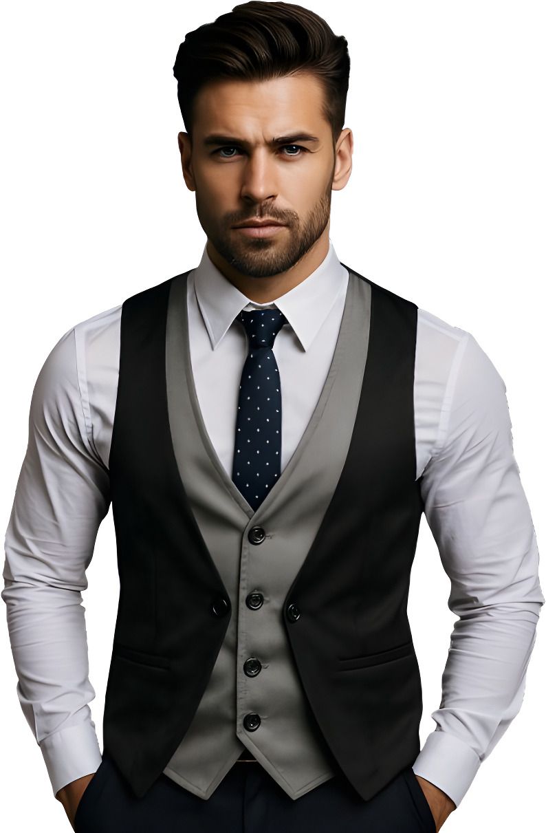Solid Men Waistcoat-image-6