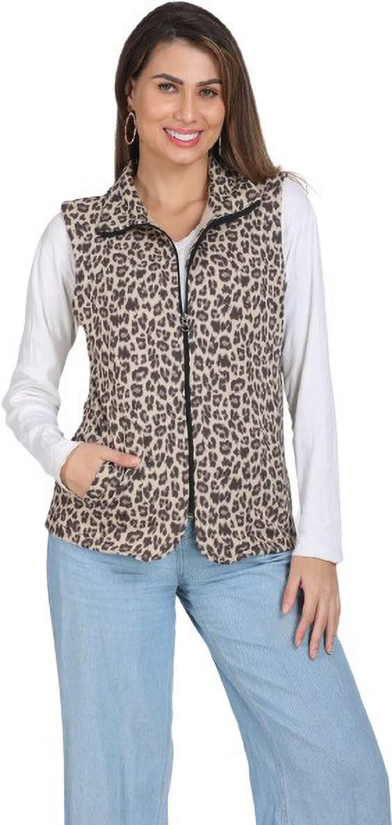 nock regular Animal Print Women Waistcoat-picture-13