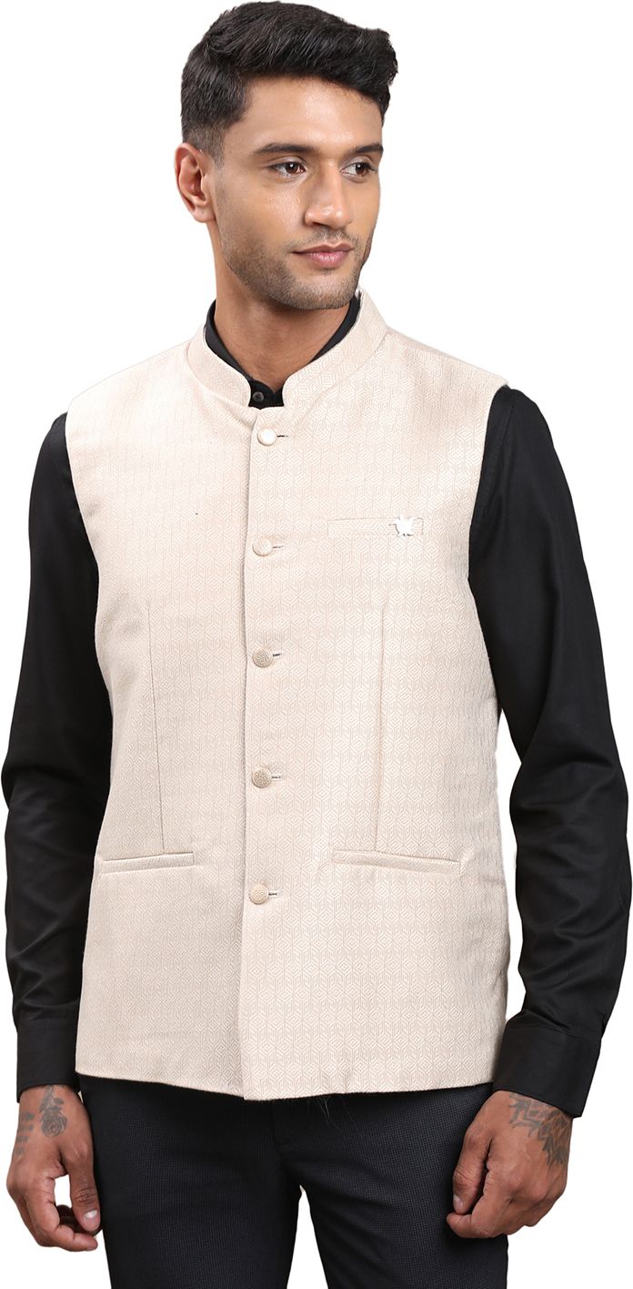 turtle Self Design Men Waistcoat-picture-16
