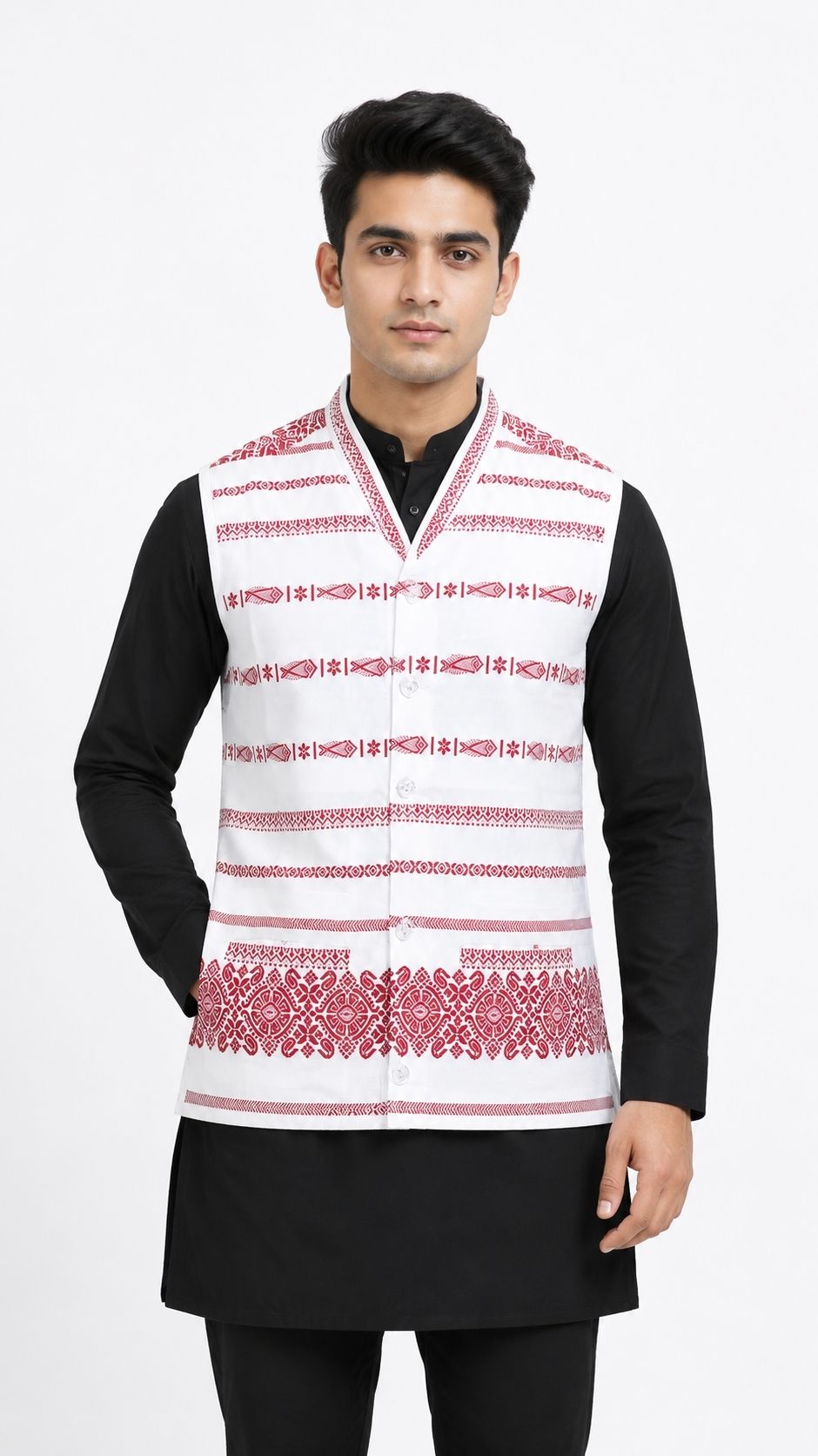 authentic fashion Embellished Men Waistcoat-picture-14