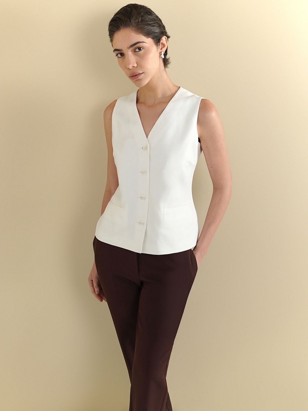fable street Solid Women Waistcoat-picture-39