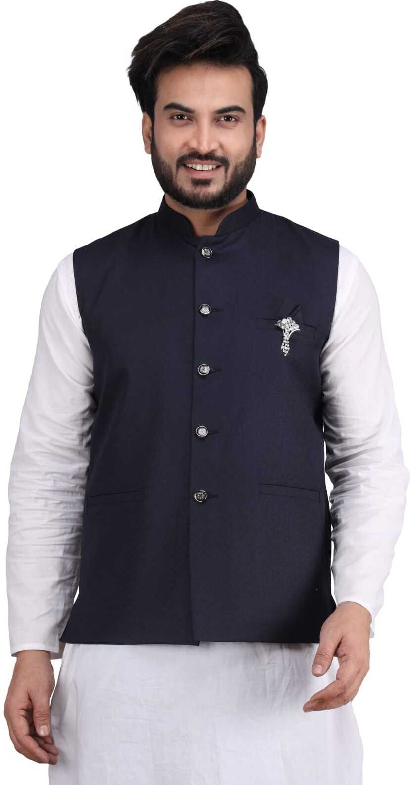 maksud enterprise Striped Men Waistcoat-picture-18
