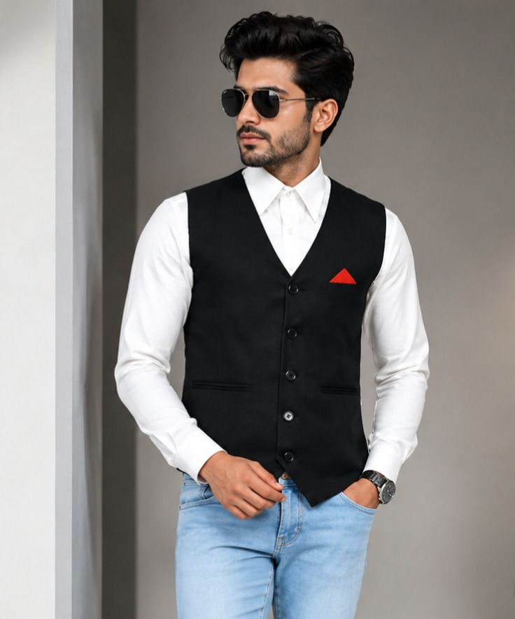 styloketh Solid Men Waistcoat-picture-20