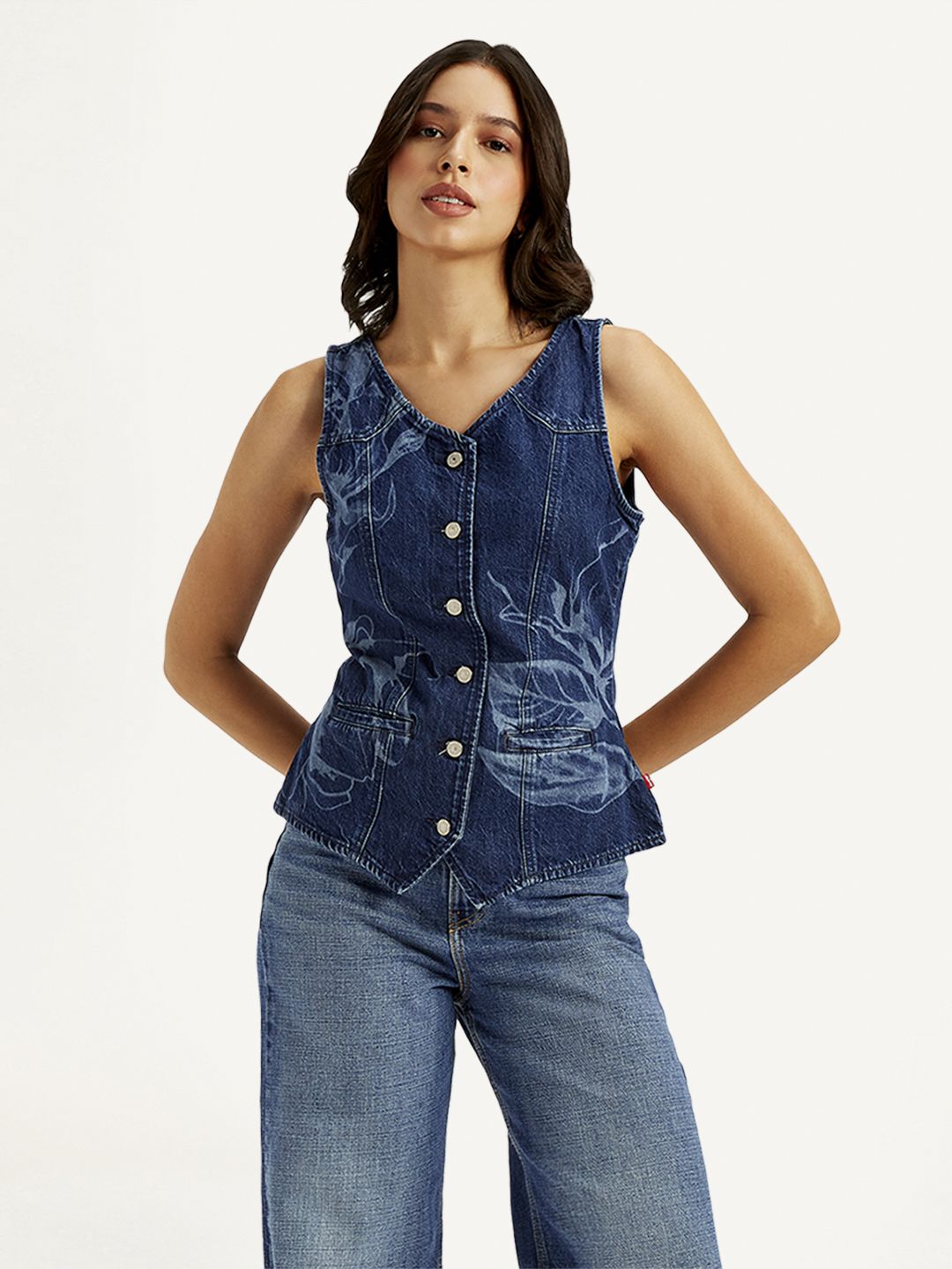 levi's Printed Women Waistcoat-picture-17