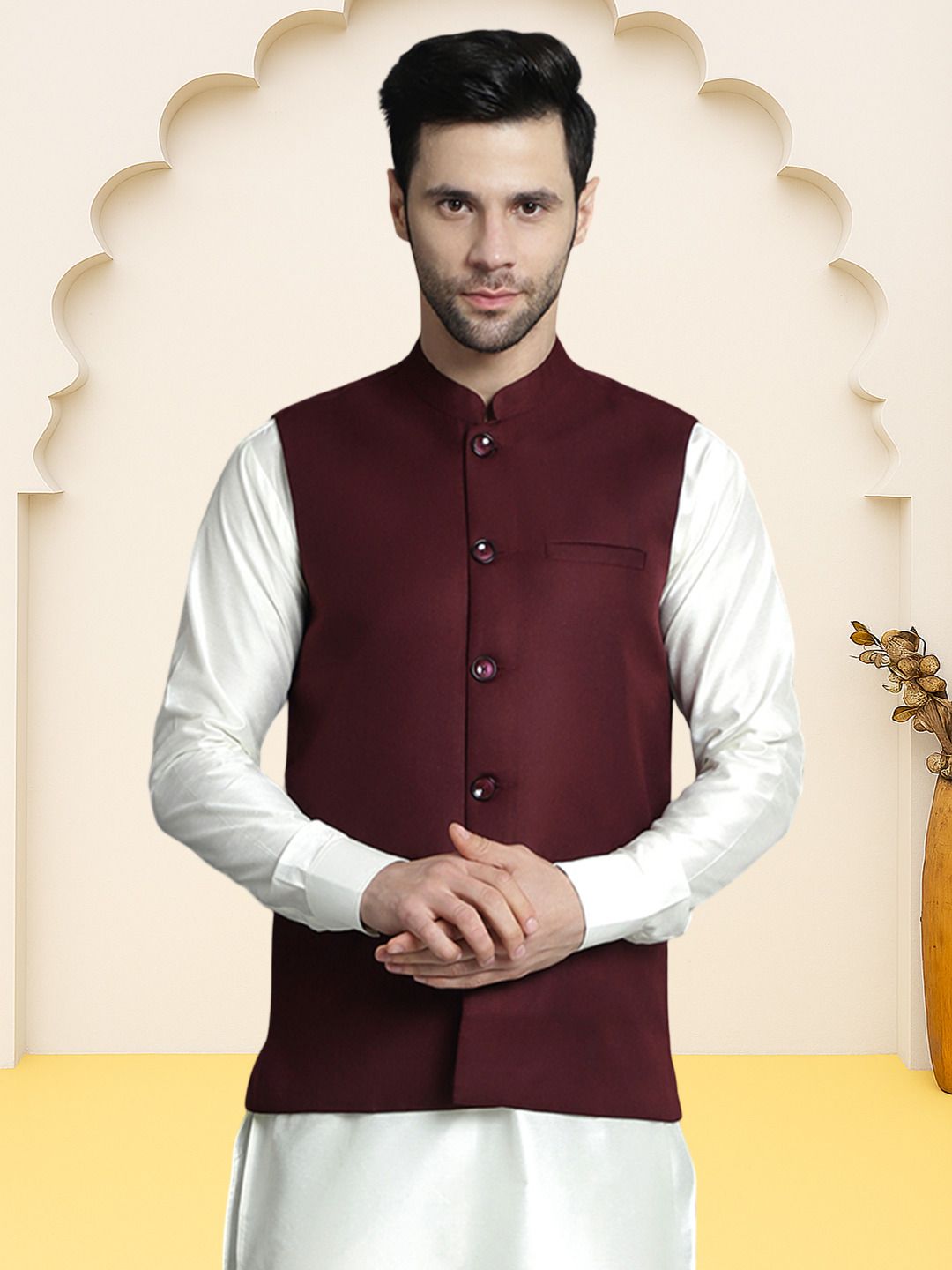 jompers Solid Men Waistcoat-picture-15
