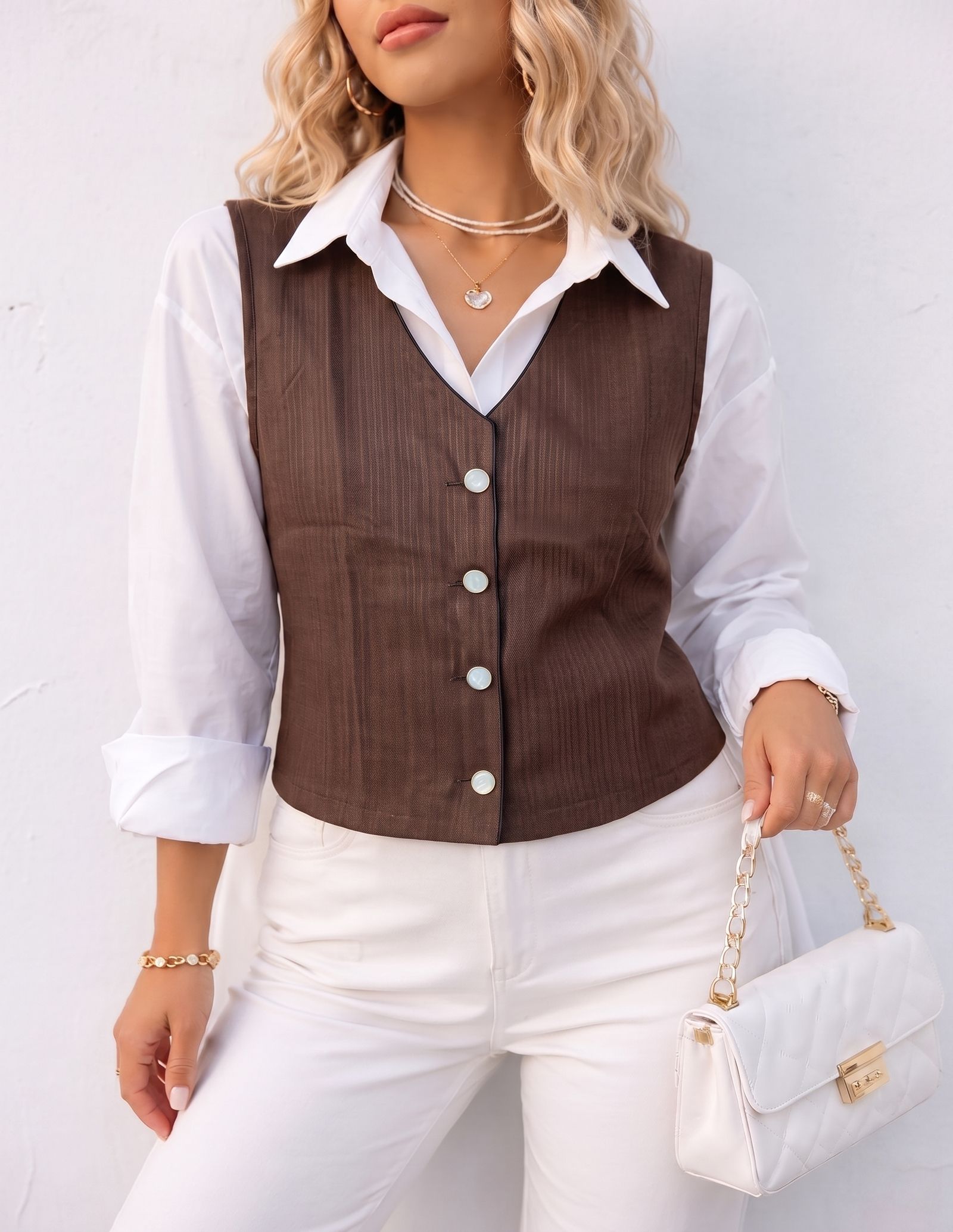 theclassictogs Solid Women Waistcoat-picture-18