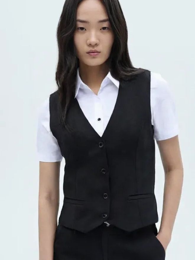 nigam enterprises Solid Women Waistcoat-picture-18