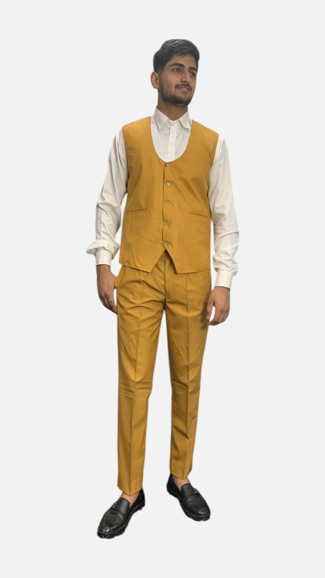 gargian master cut Solid Men Waistcoat-picture-25