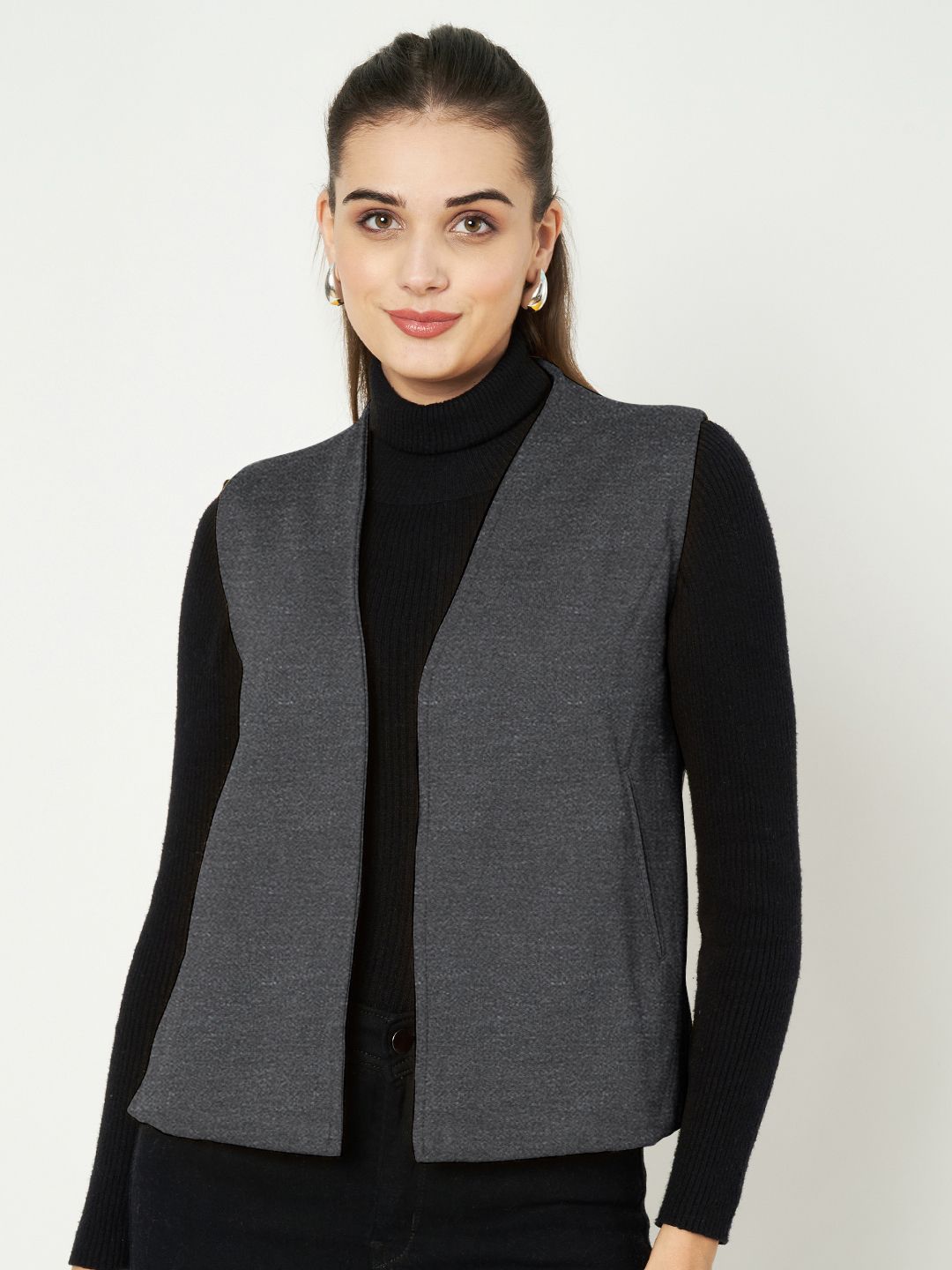 brinns Solid Women Waistcoat-picture-25