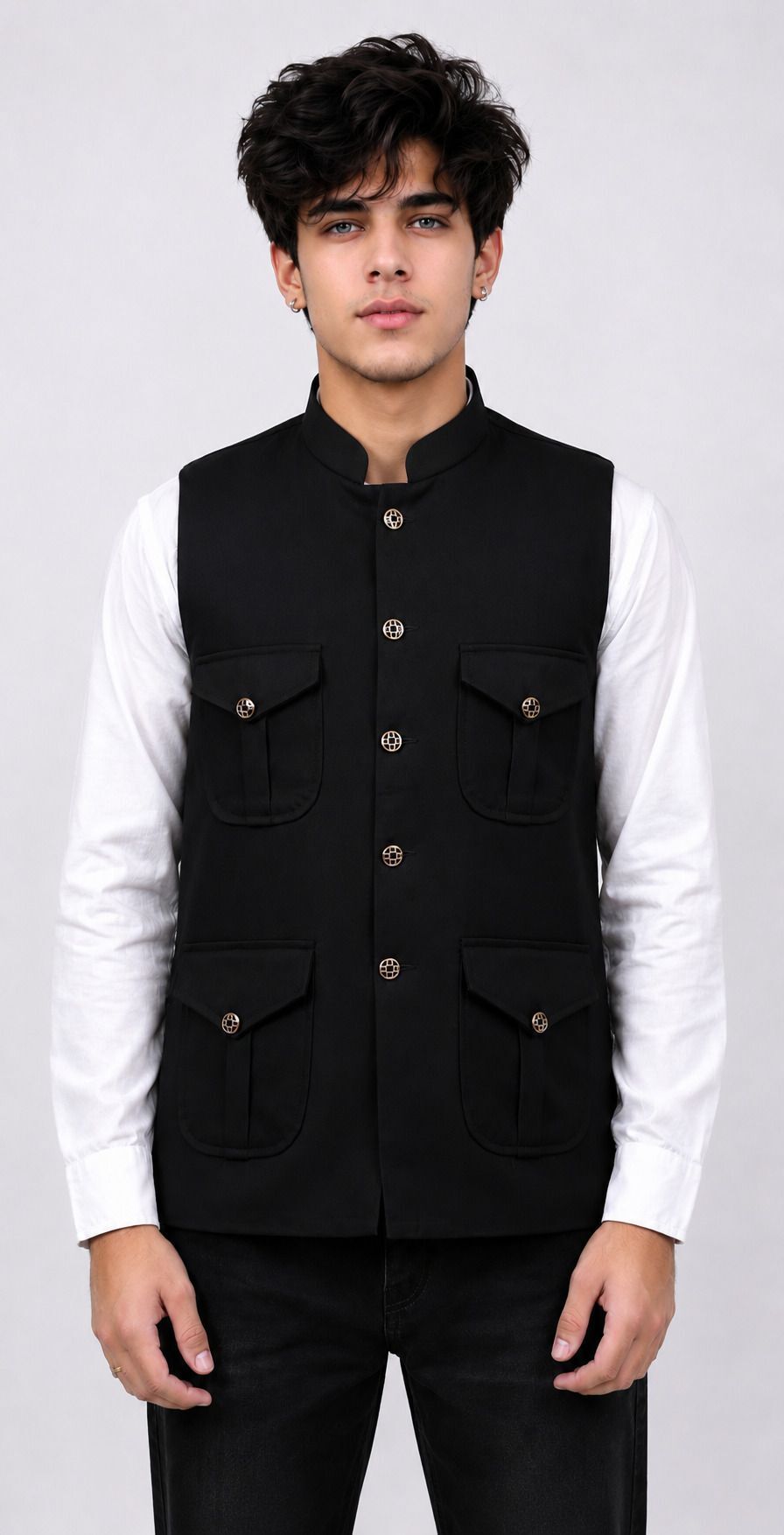 nadwi garments Solid Men Waistcoat-picture-13
