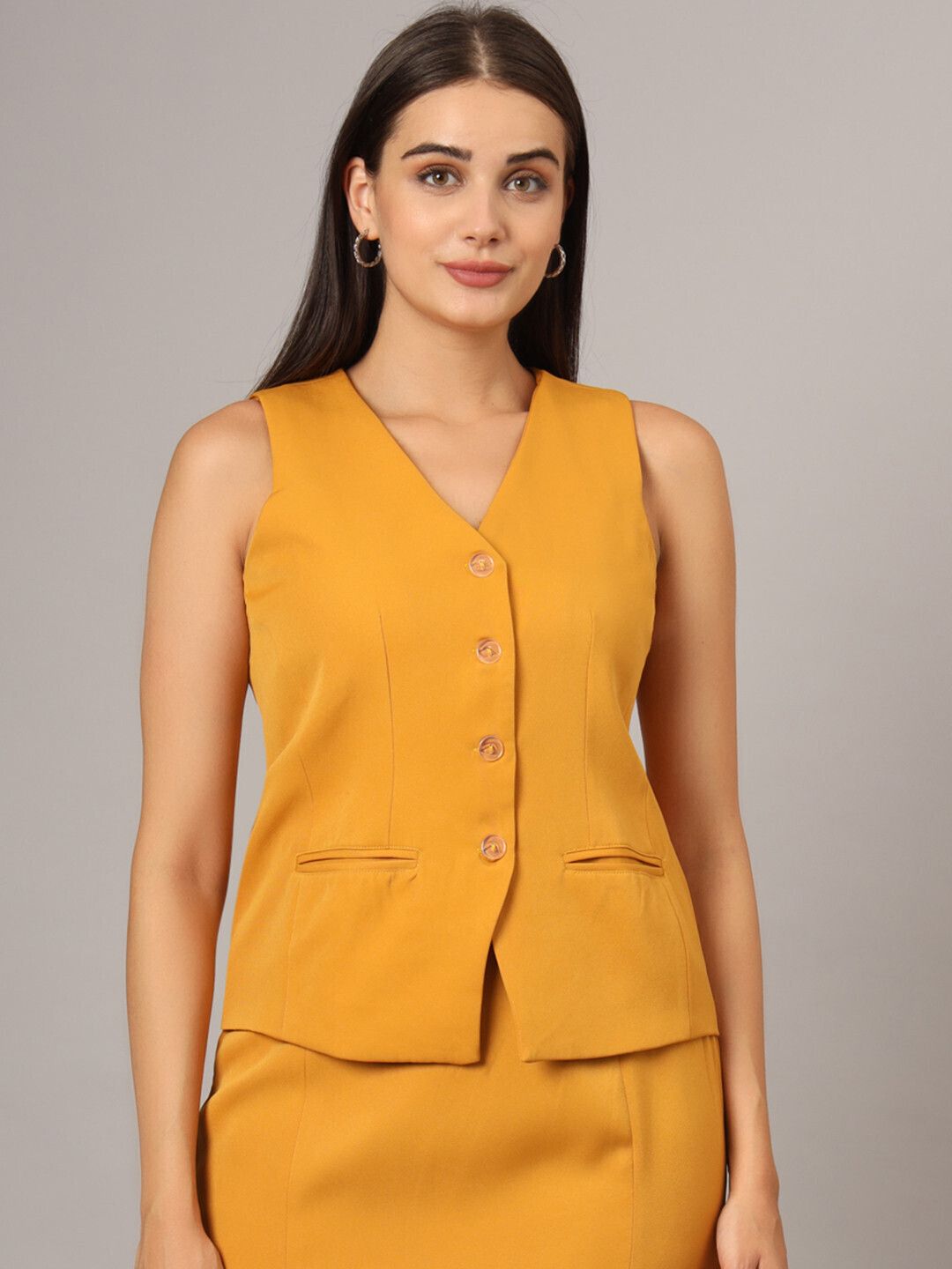 brinns Solid Women Waistcoat-picture-18