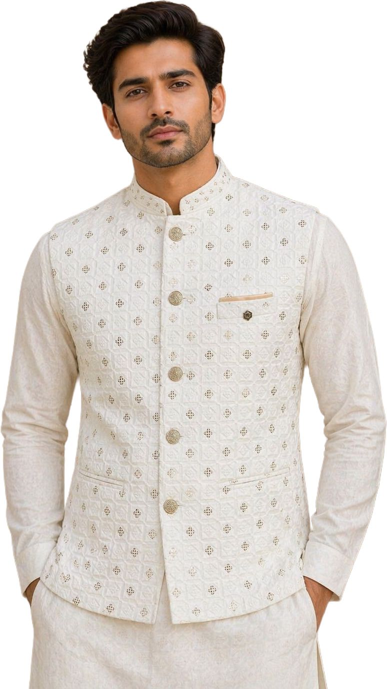 risani Embroidered Men Waistcoat-picture-37