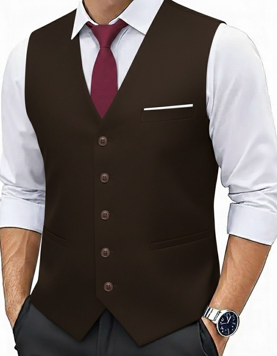 menzfashions Solid Men Waistcoat-picture-21