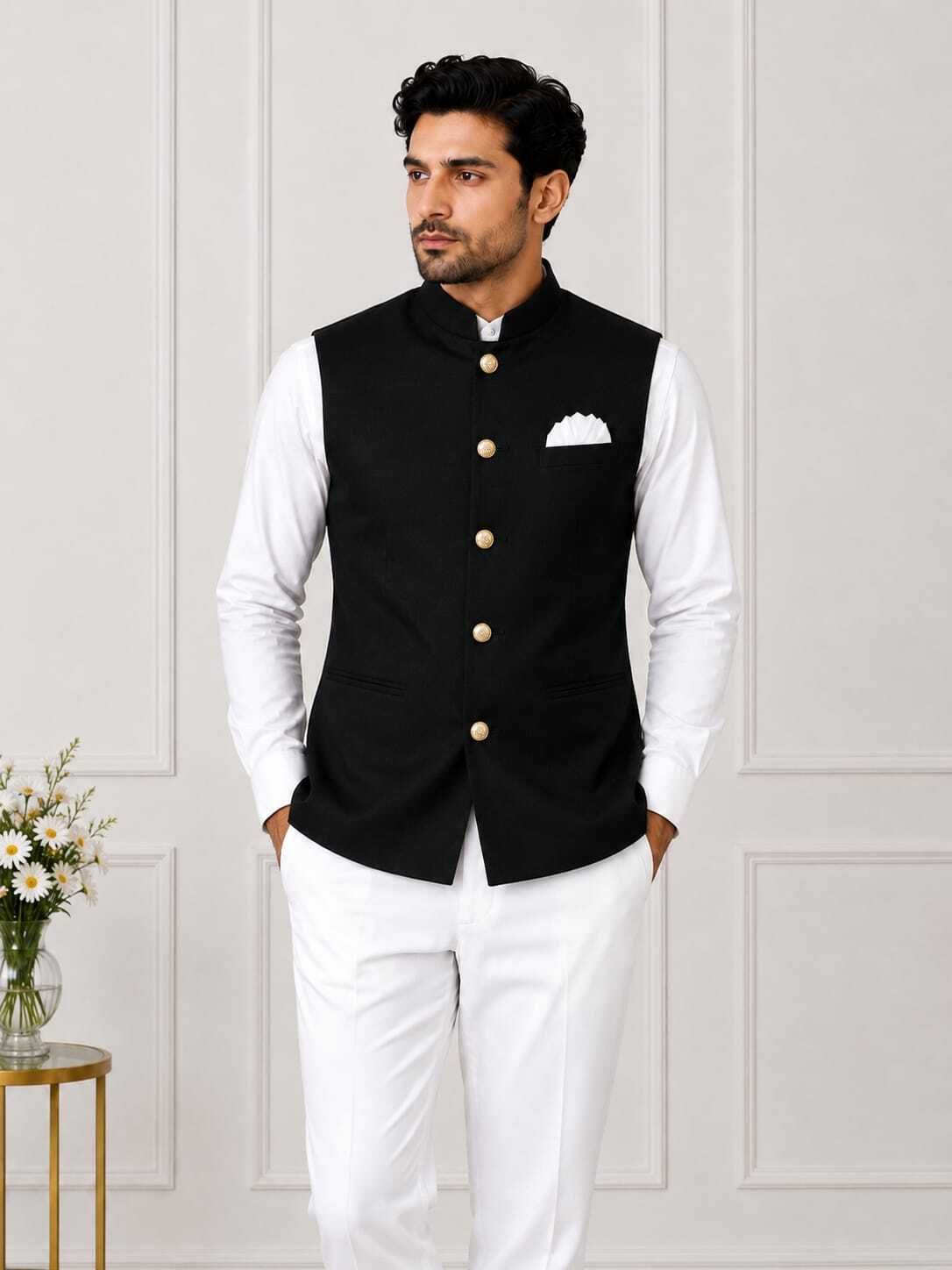 men choice Solid Men Waistcoat-picture-22