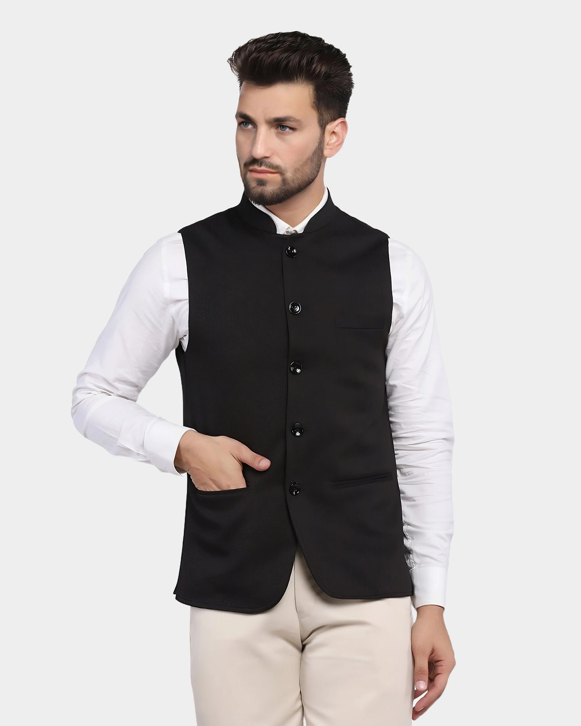 rocksy Solid Men Waistcoat-picture-22