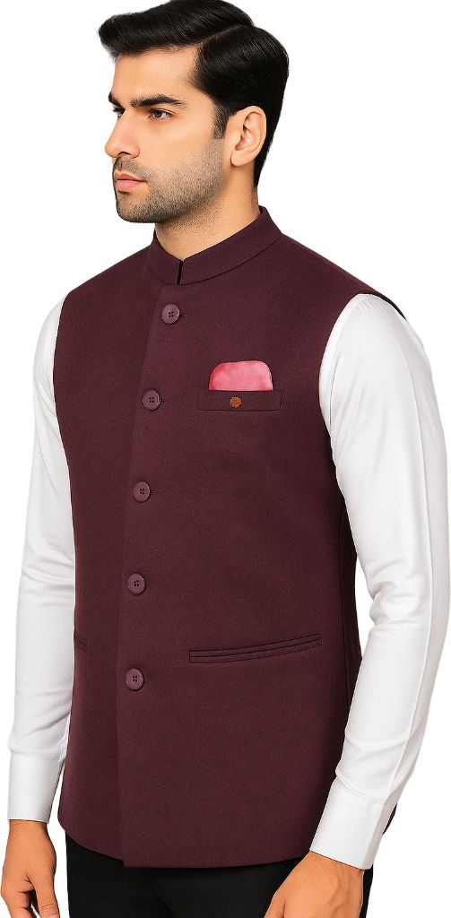 risani Woven Men Waistcoat-picture-32