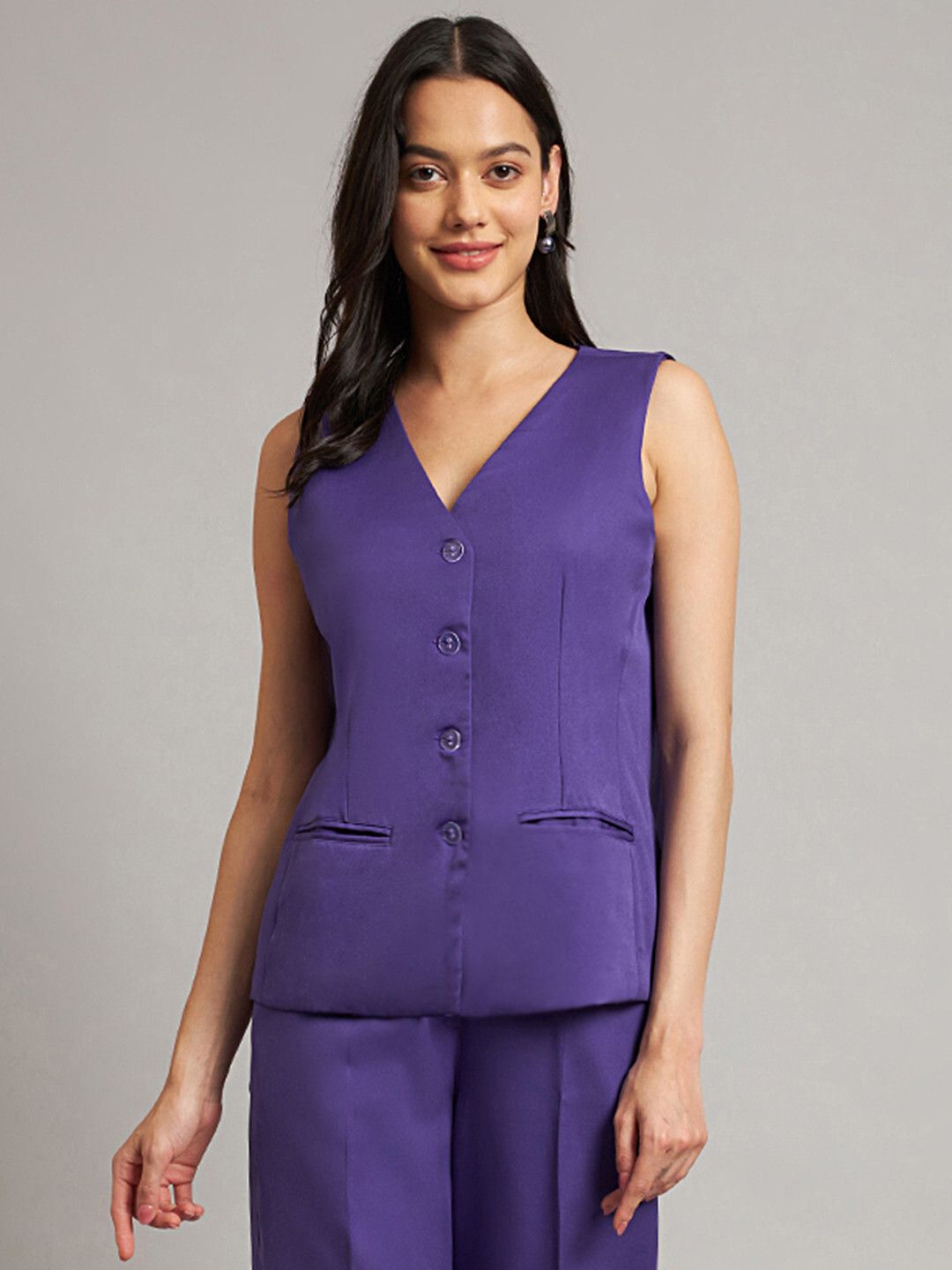 brinns Solid Women Waistcoat-picture-16