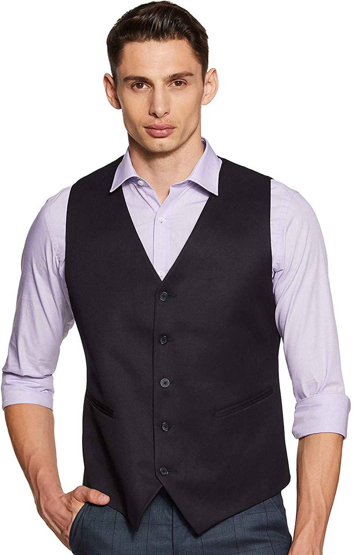 oora Solid Men Waistcoat-picture-29